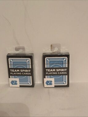 University of North Carolina playing cards. Use for poker, bridge, rummy, etc